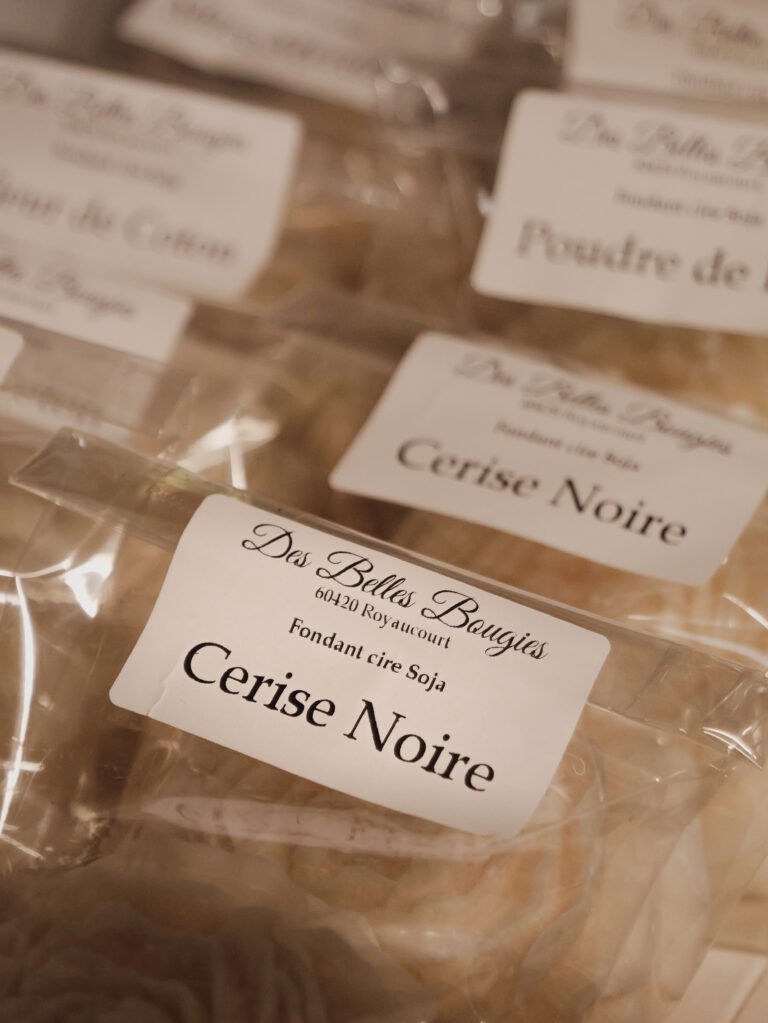 bougie produits naturels
